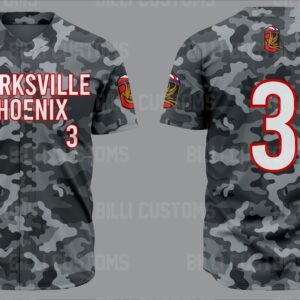 Pro-Style Baseball Button-Down Practice Top – Custom Performance Jersey
