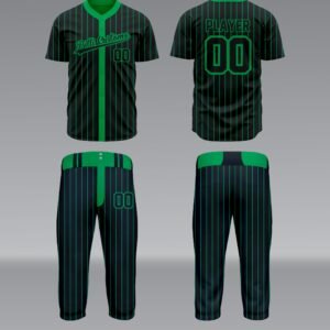 Premium Baseball Uniform Set – Classic Button-Down Jersey and Athletic Pants