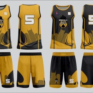 Men's Basketball Game Set – Breathable Sleeveless Tank and Loose Shorts