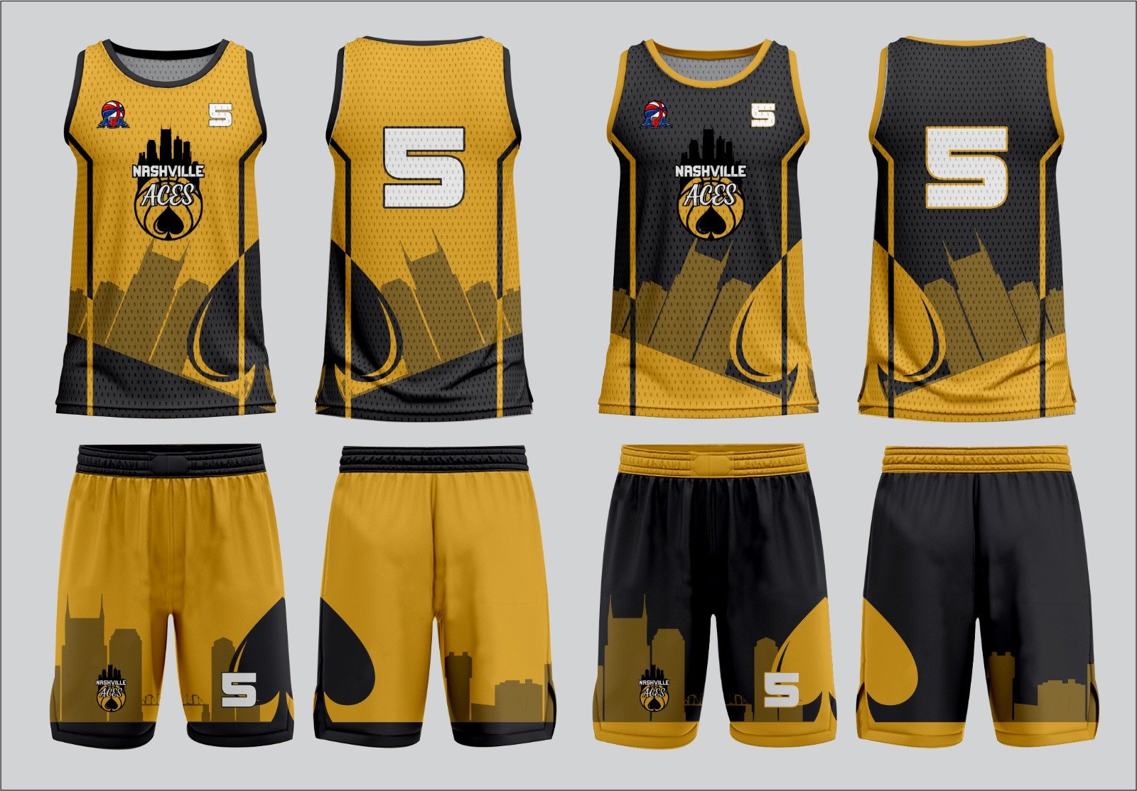 Men's Basketball Game Set – Breathable Sleeveless Tank and Loose Shorts