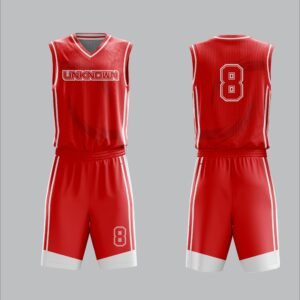 Athletic Basketball Uniform Set – Lightweight Tank and Flexible Shorts